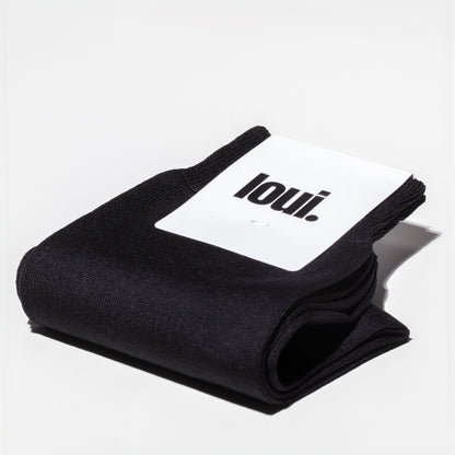 nero. plain knit