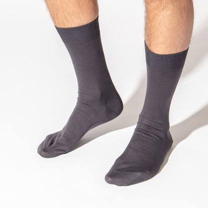 antracite. plain knit