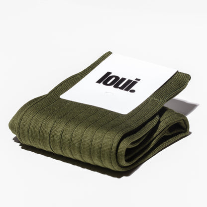 verde cachi. ribbed