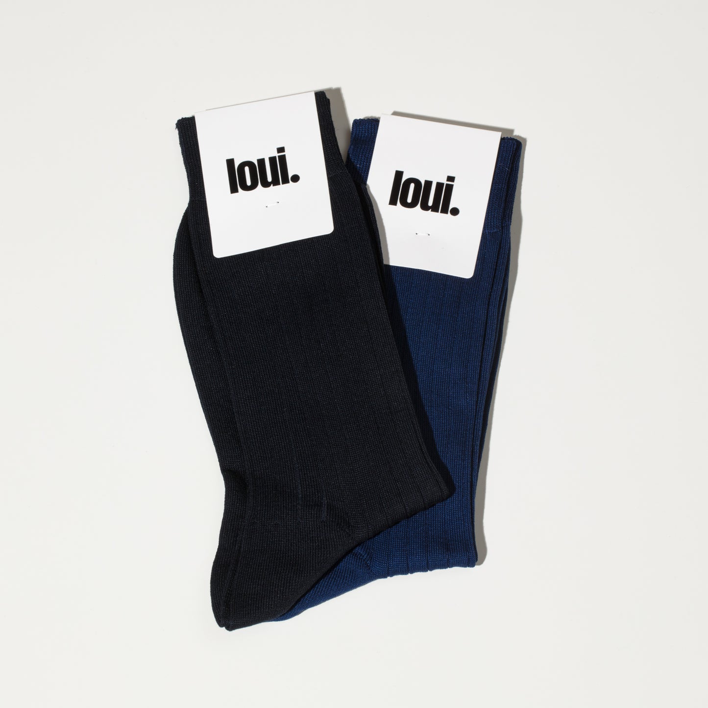 blu navy. ribbed